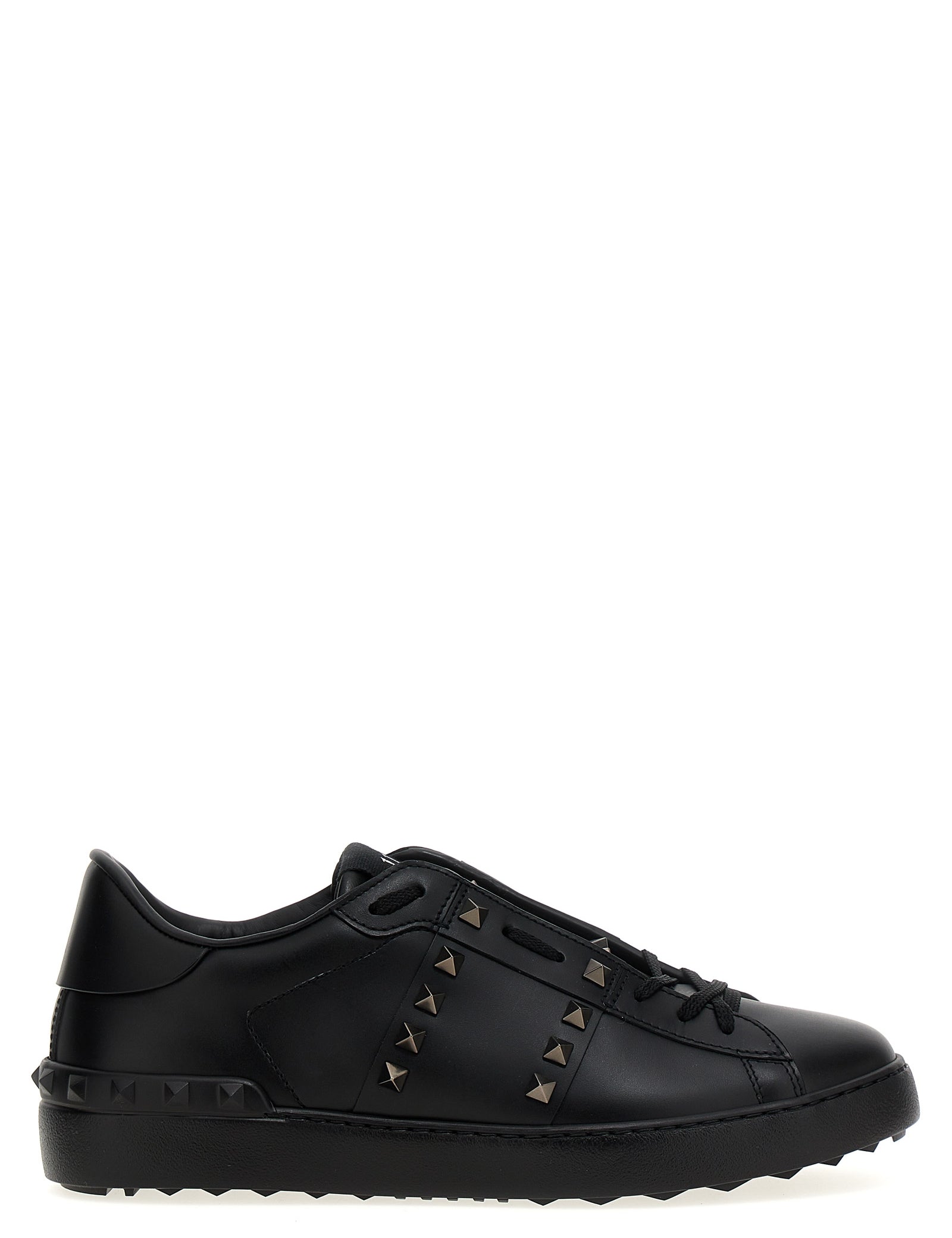 Valentino Garavani Black Calfskin Low Top Sneakers