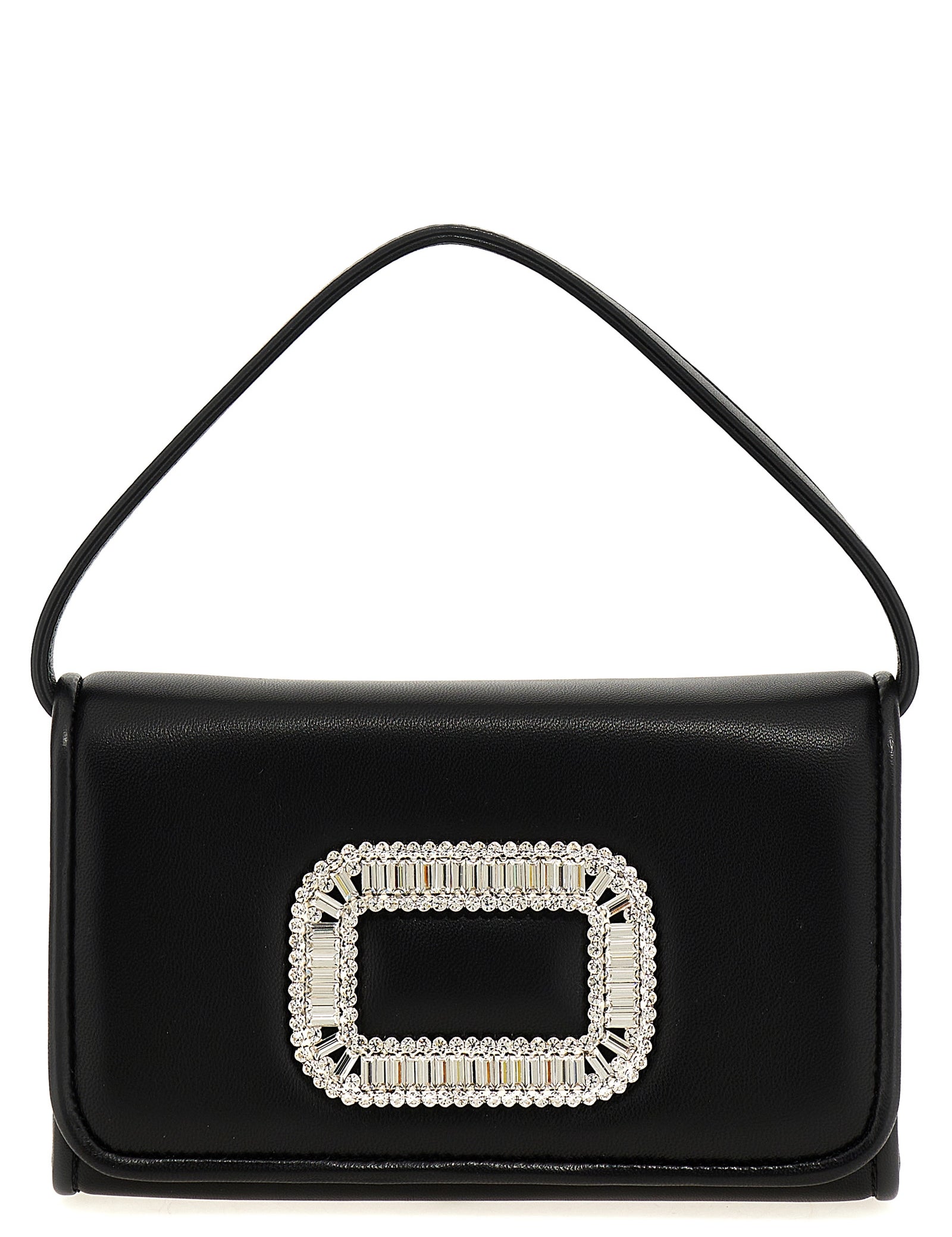 Roger Vivier Black Lamb Leather Handbag