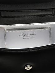 Roger Vivier Black Lamb Leather Handbag