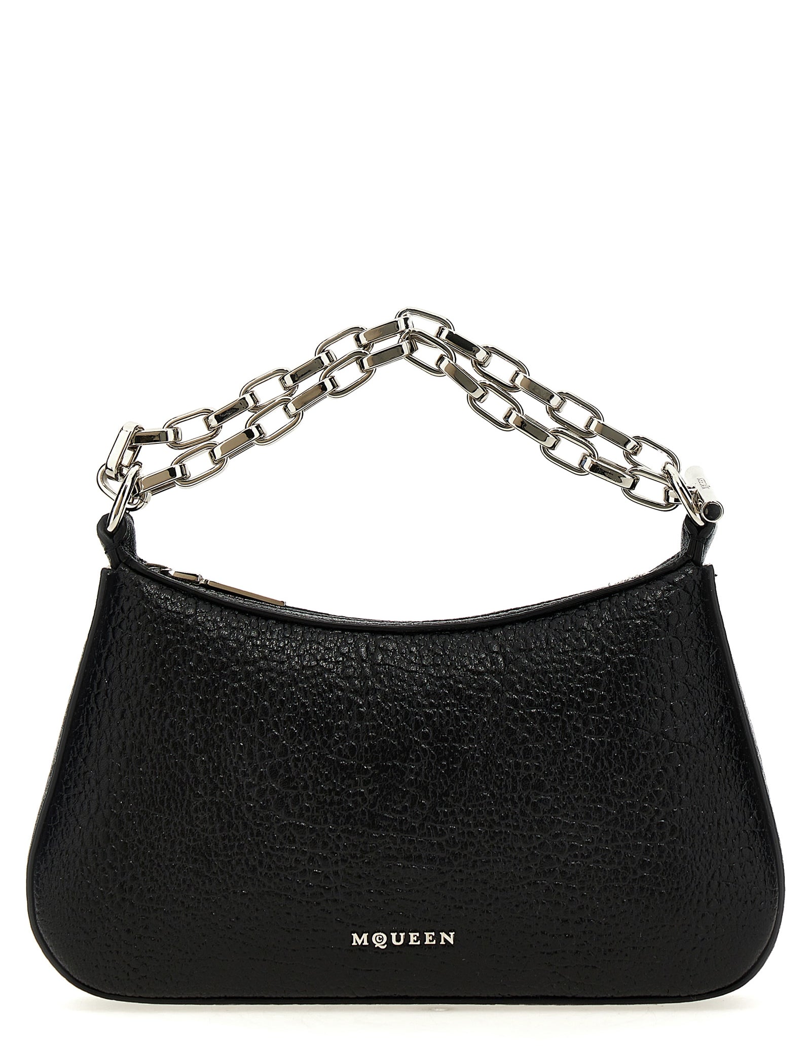 Alexander McQueen Black Lamb Leather Handbag
