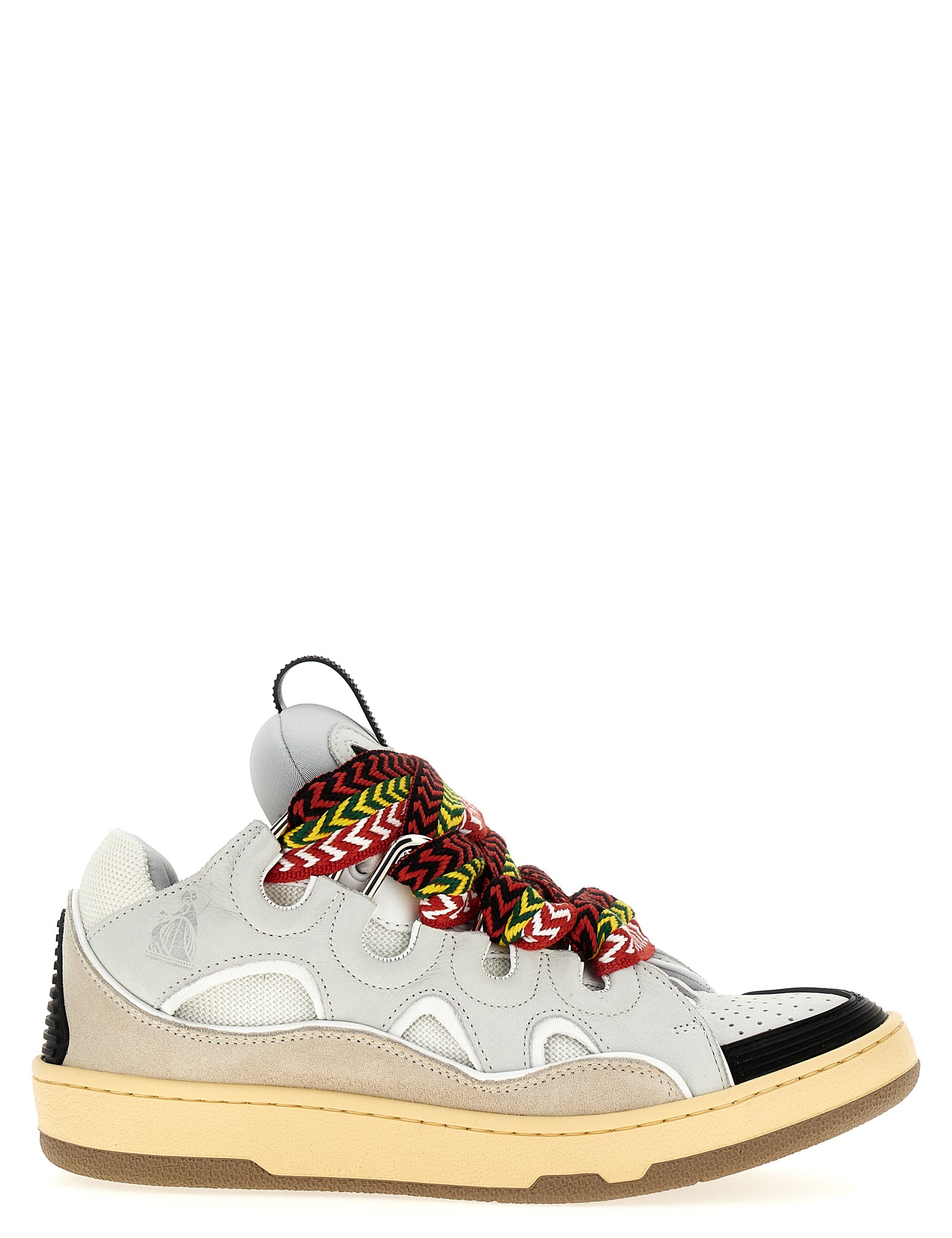 Lanvin Gray Calfskin Chunky Sneakers
