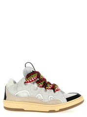 Lanvin Gray Calfskin Chunky Sneakers