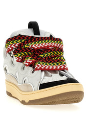 Lanvin Gray Calfskin Chunky Sneakers