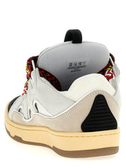 Lanvin Gray Calfskin Chunky Sneakers
