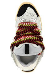 Lanvin Gray Calfskin Chunky Sneakers
