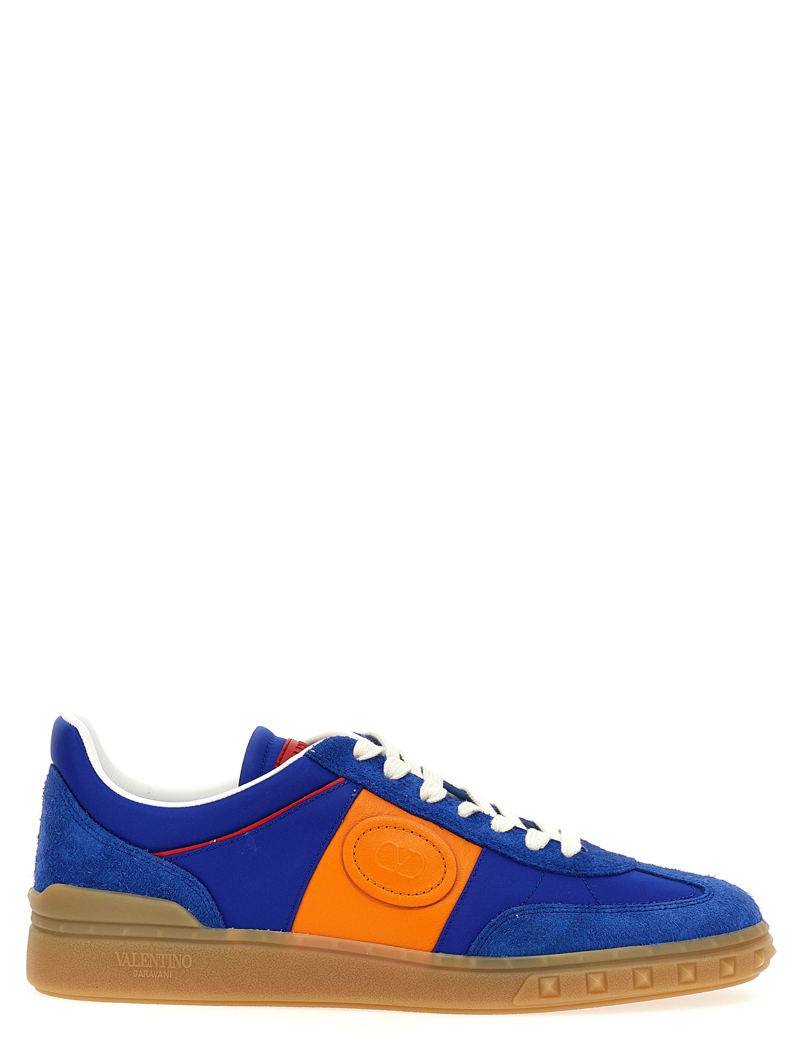 Valentino Garavani Blue Calfskin Low Top Sneakers