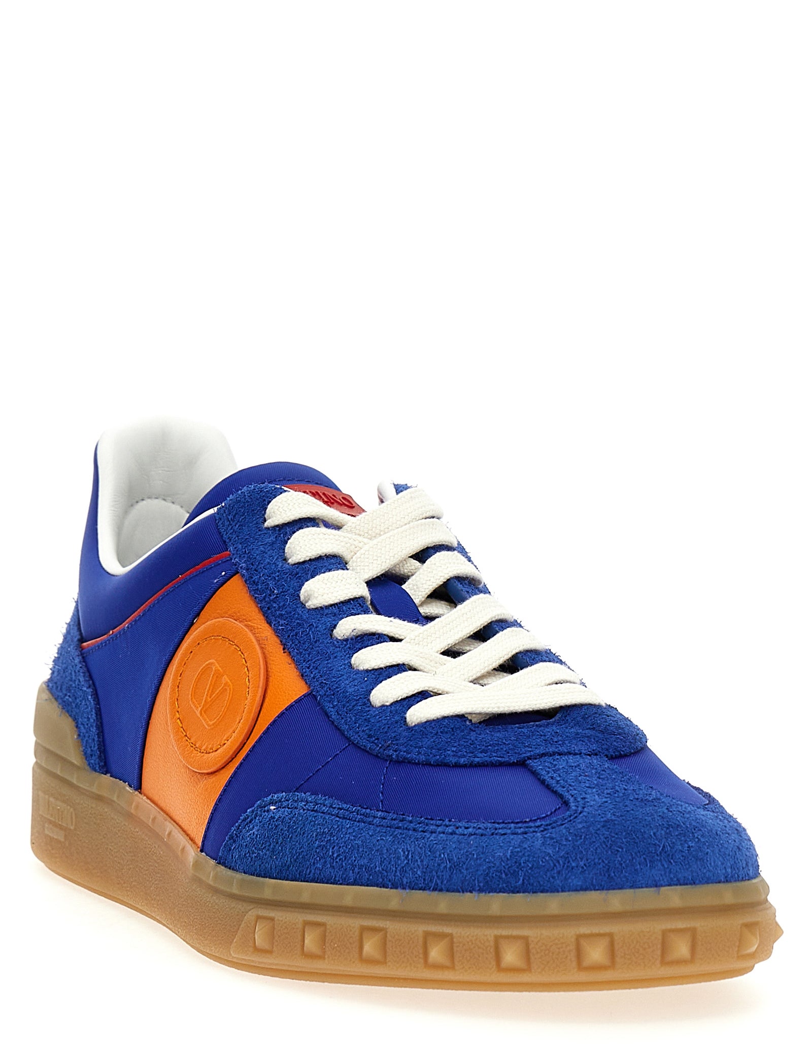 Valentino Garavani Blue Calfskin Low Top Sneakers