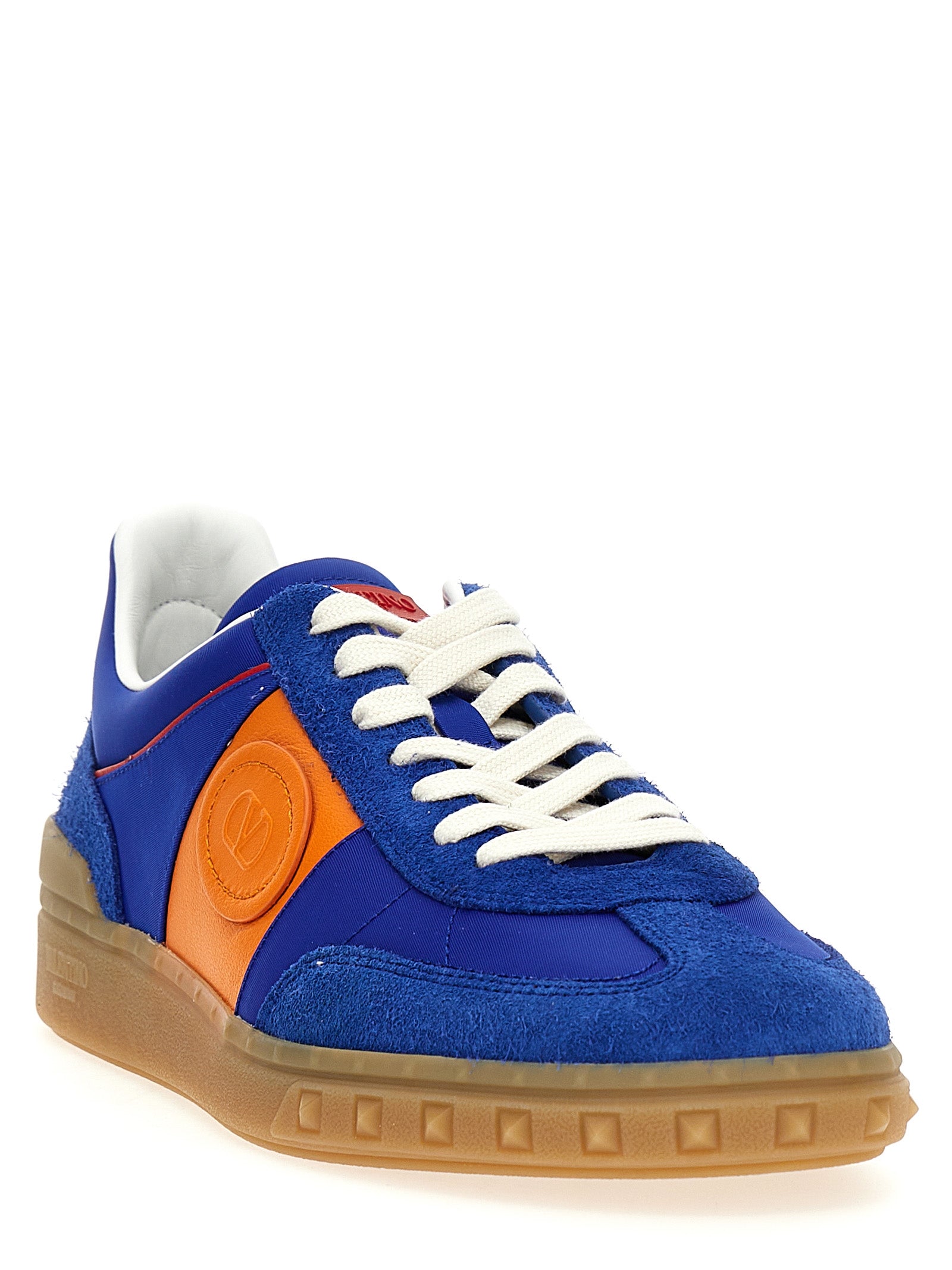 Valentino Garavani Blue Calfskin Low Top Sneakers