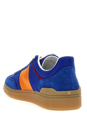 Valentino Garavani Blue Calfskin Low Top Sneakers