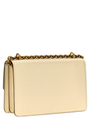 Valentino Garavani White Calfskin Shoulder Bag
