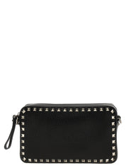Valentino Garavani Grenade Black Calfskin Crossbody Bag