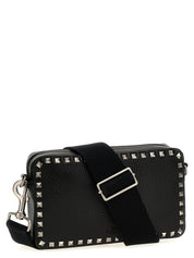 Valentino Garavani Grenade Black Calfskin Crossbody Bag
