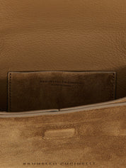 Brunello Cucinelli Brown Calfskin Clutch Bag