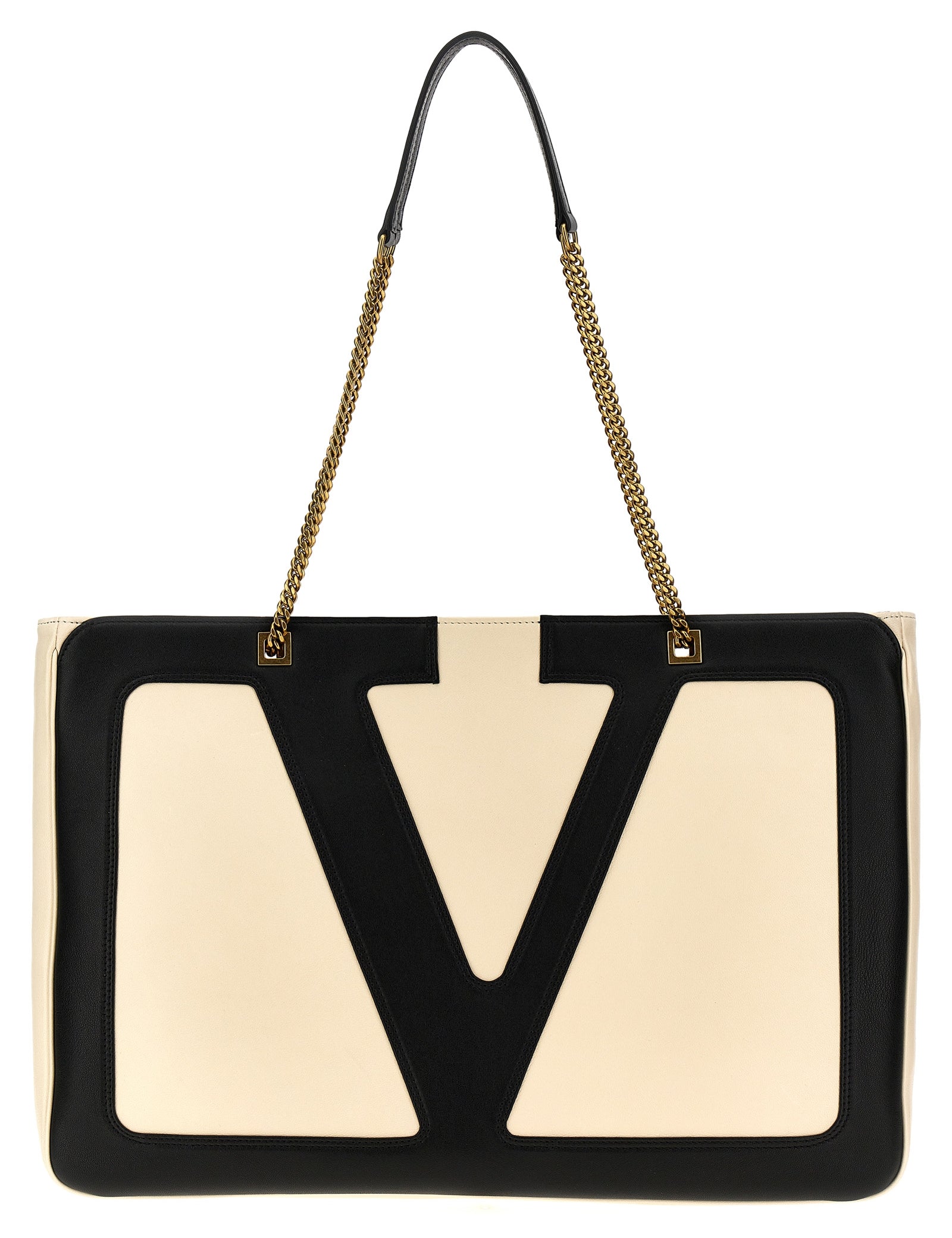 Black Lamb Leather Tote Bag