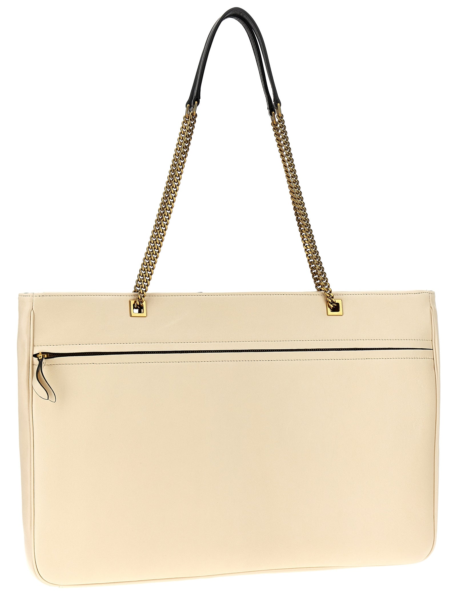 Black Lamb Leather Tote Bag