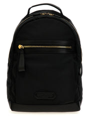 Tom Ford Black Polyester Backpack