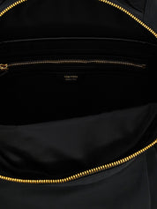Tom Ford Black Polyester Backpack