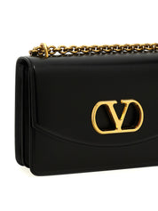 Valentino Garavani Black Calfskin Shoulder Bag