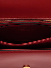 Valentino Garavani Red Calfskin Shoulder Bag