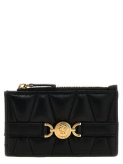 Versace Black Lamb Leather Cardholder