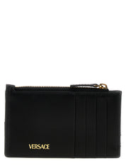 Versace Black Lamb Leather Cardholder