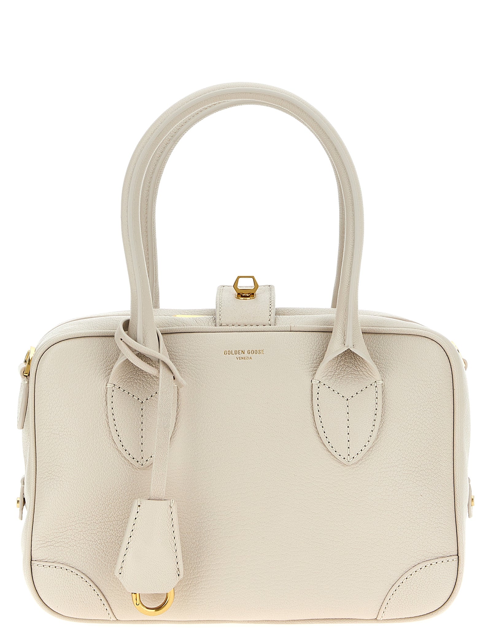 Golden Goose White Goatskin Handbag