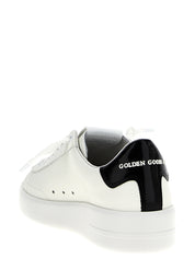 Golden Goose Black Cowhide Low Top Sneakers