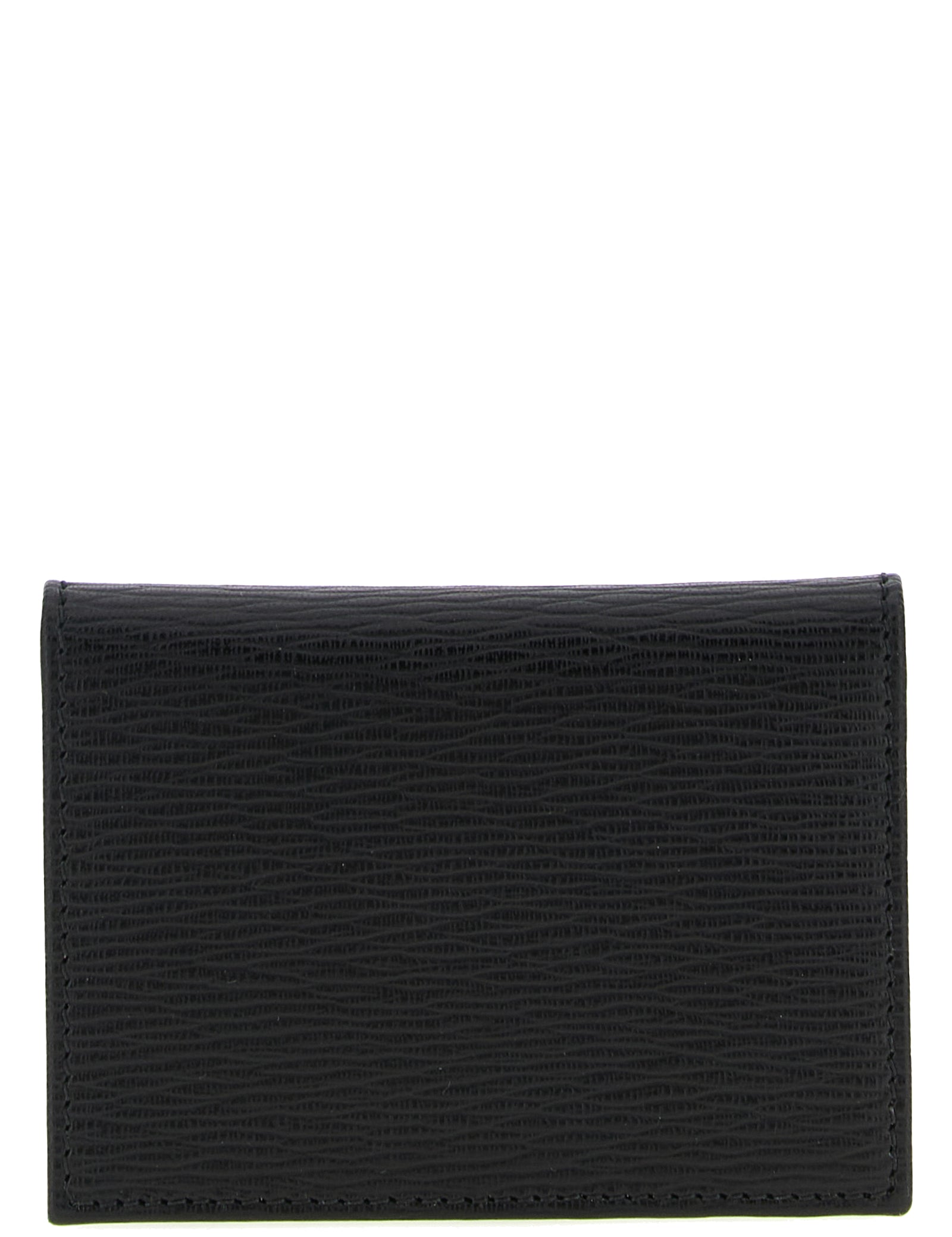 Ferragamo Black Calfskin Cardholder