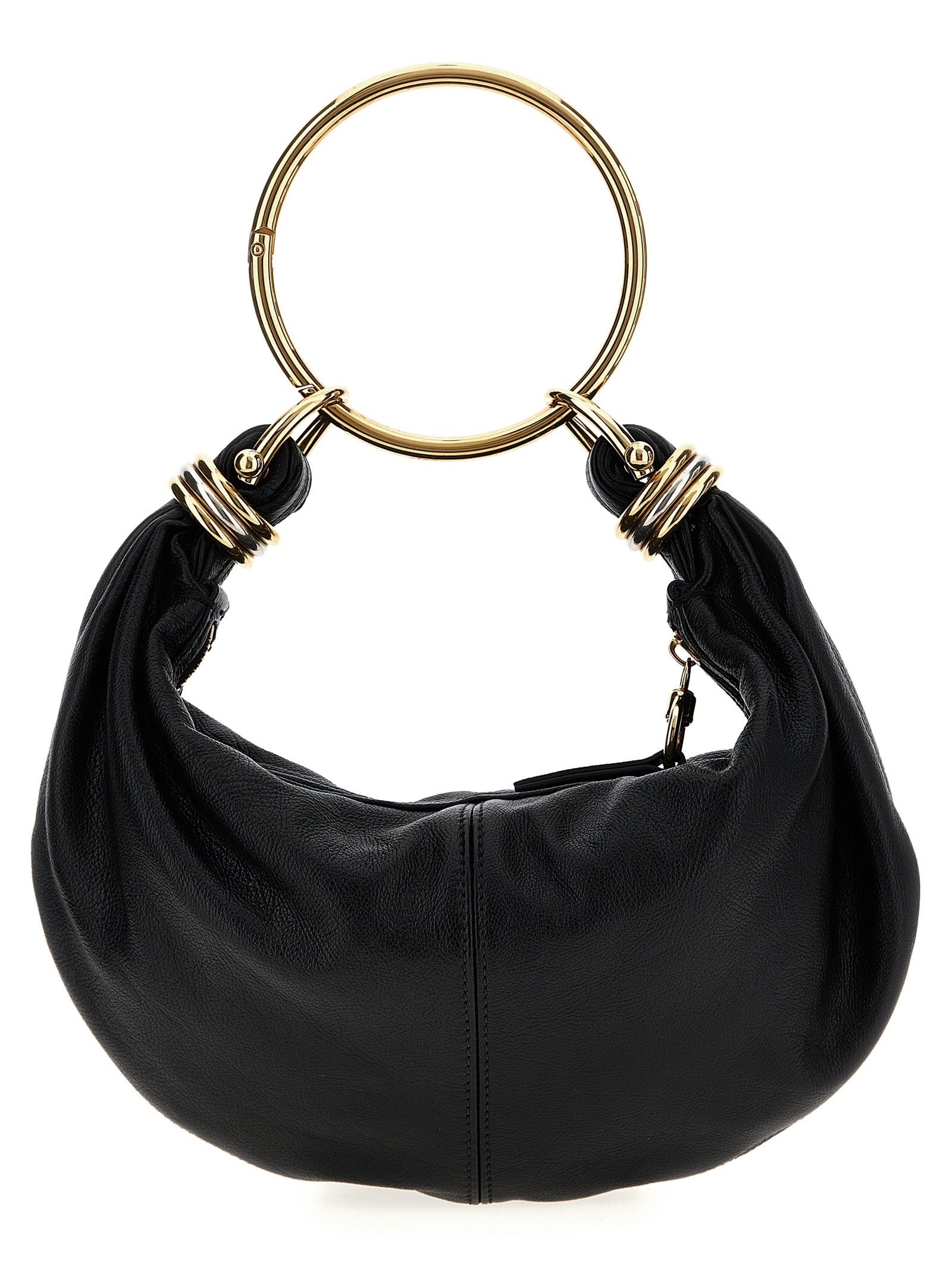 Chloé Black Calfskin Hobo Bag