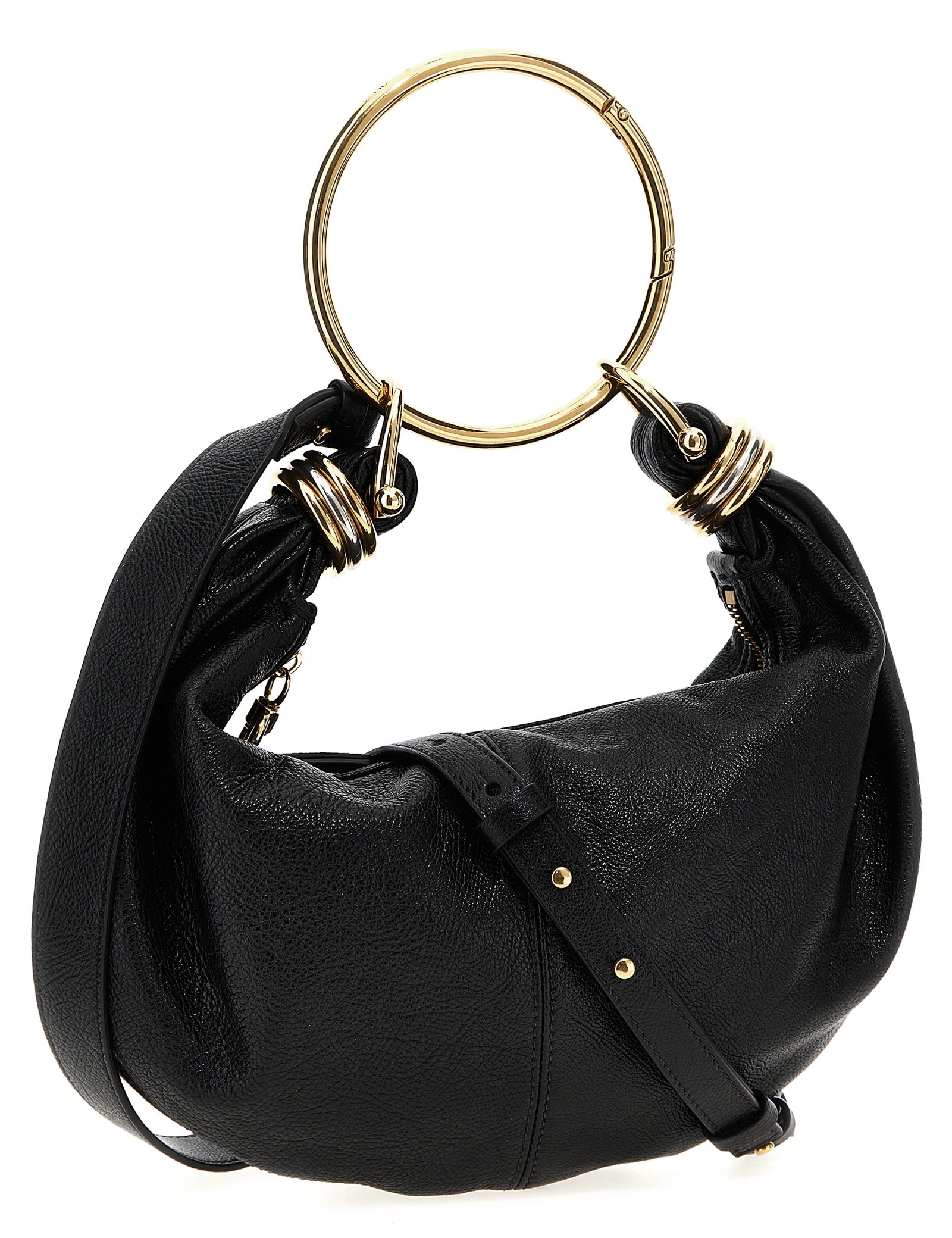 Chloé Black Calfskin Hobo Bag