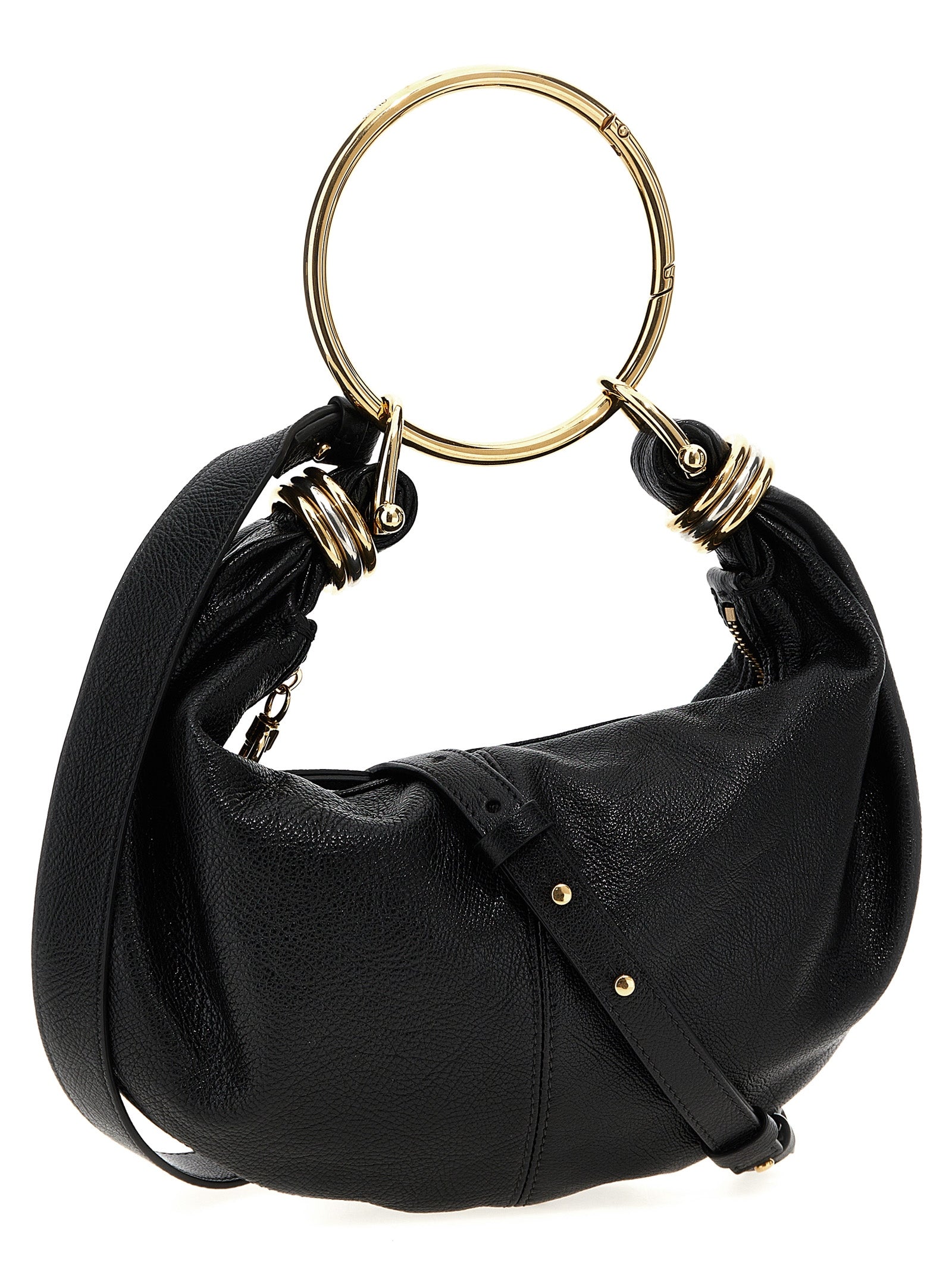 Chloé Black Calfskin Hobo Bag