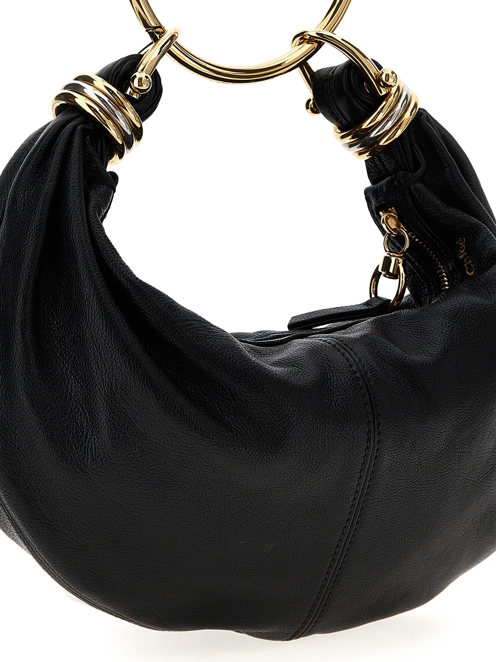 Chloé Black Calfskin Hobo Bag