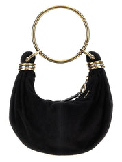 Chloé Black Goat Leather Bracelet Hobo Mini Bag