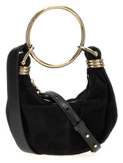 Chloé Black Goat Leather Bracelet Hobo Mini Bag