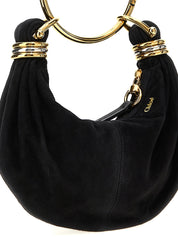Chloé Black Goat Leather Bracelet Hobo Mini Bag