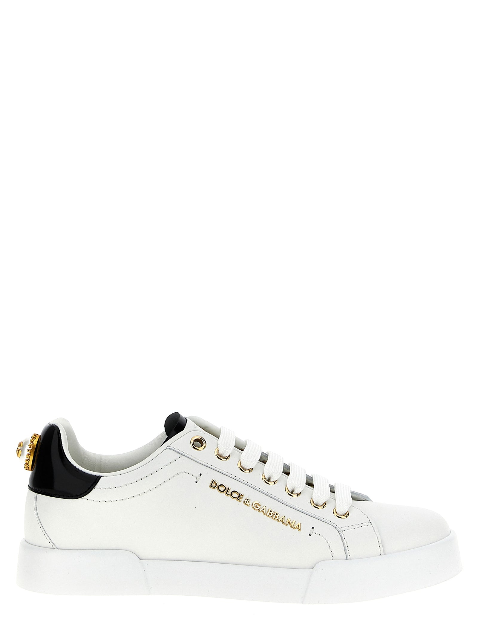Black Calfskin Low Top Sneakers