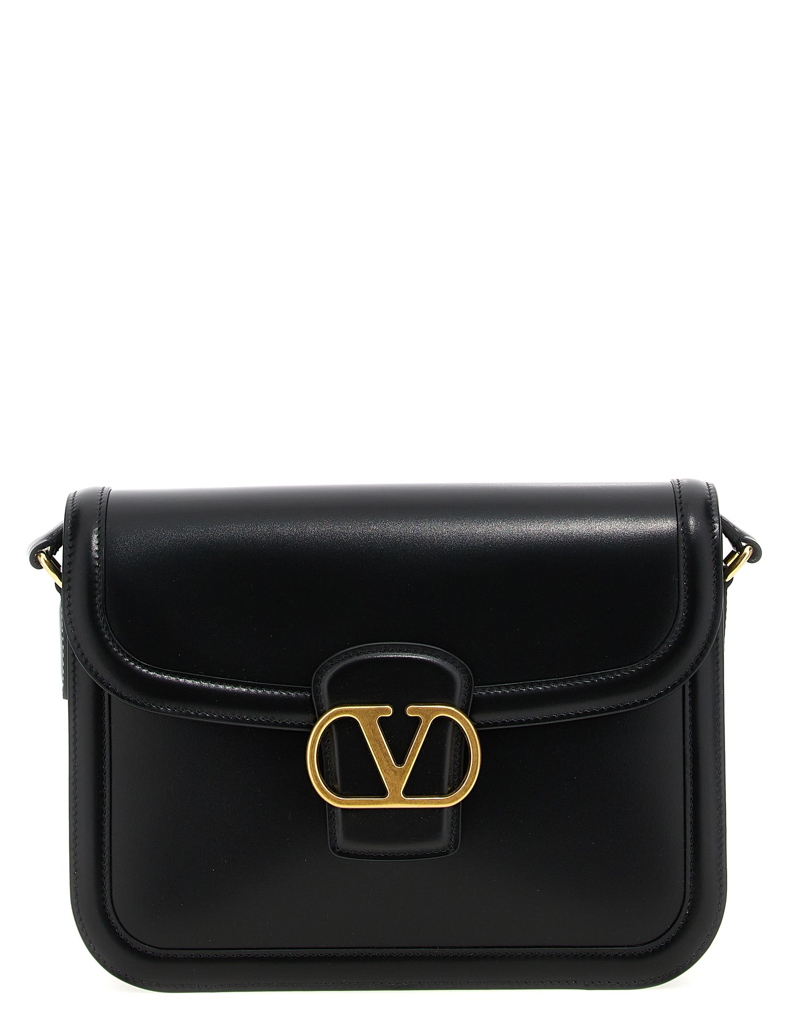 Valentino Garavani Black Calfskin Shoulder Bag