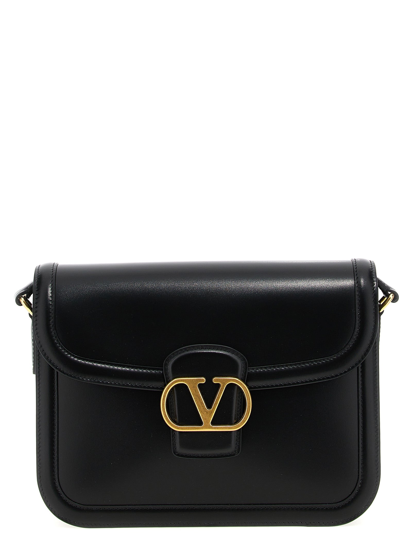 Valentino Garavani Black Calfskin Shoulder Bag