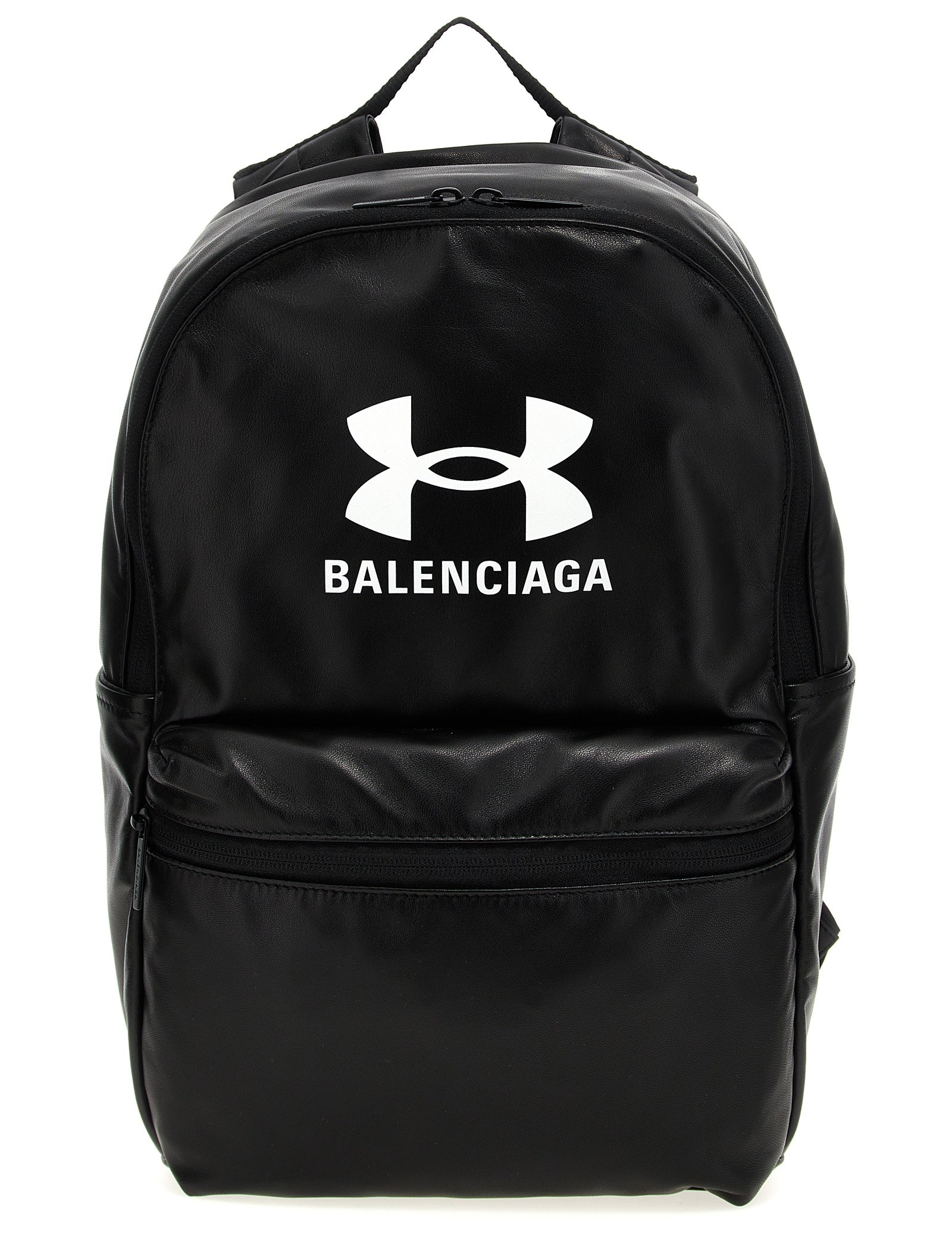 Black Lamb Leather Backpack
