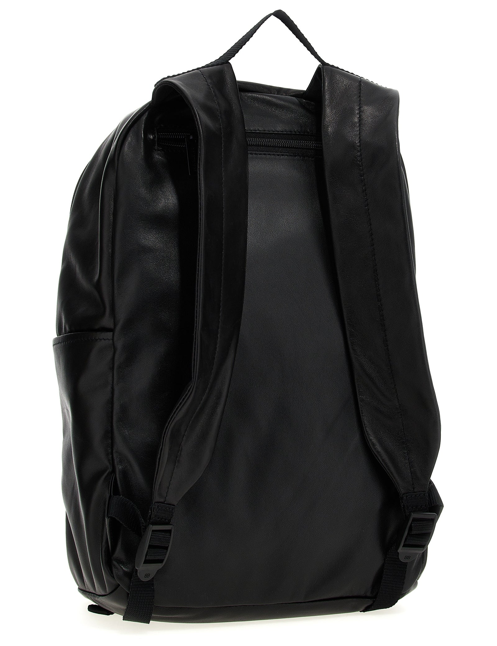 Black Lamb Leather Backpack