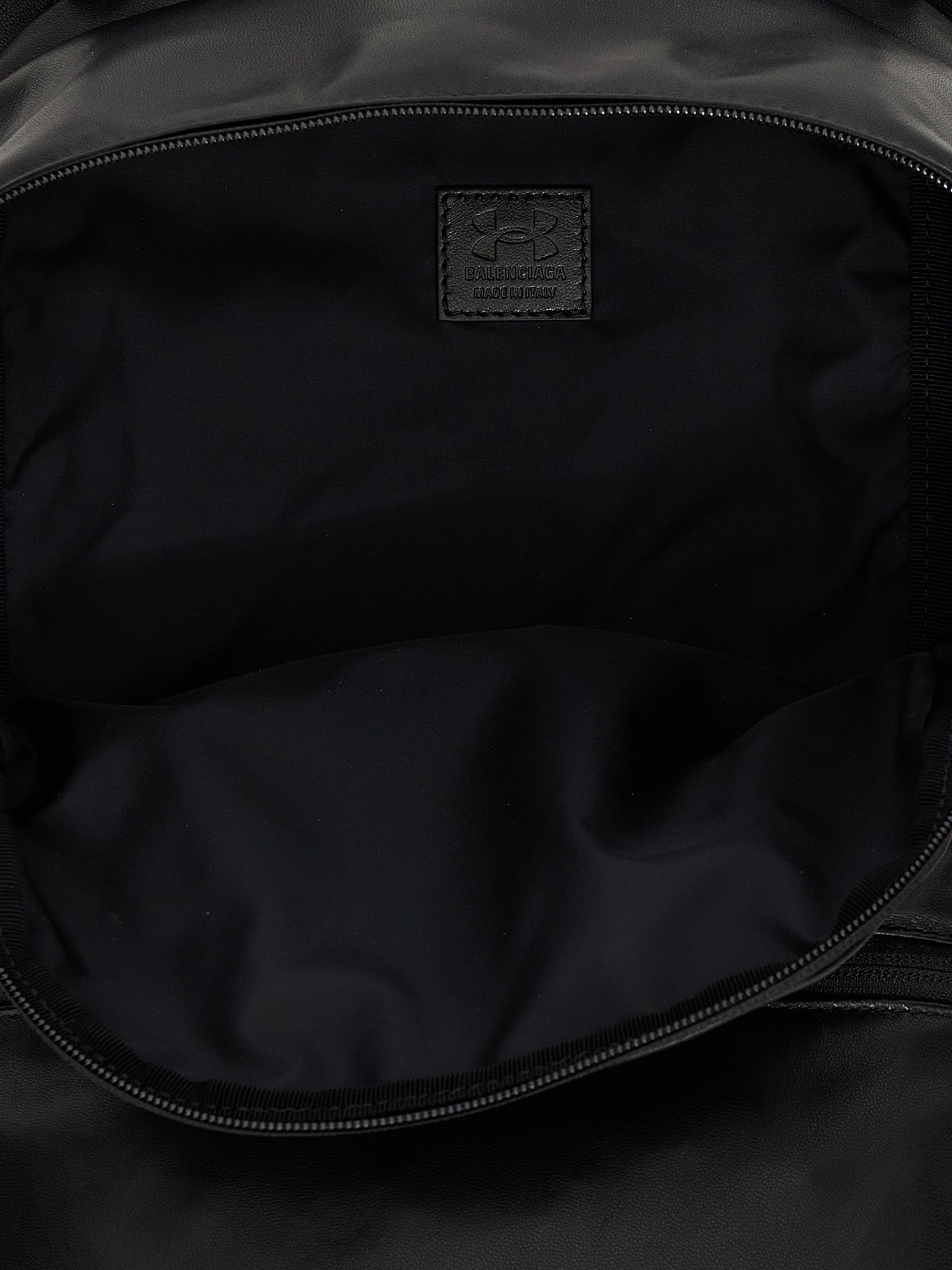Balenciaga White/Black Lamb Leather Backpack