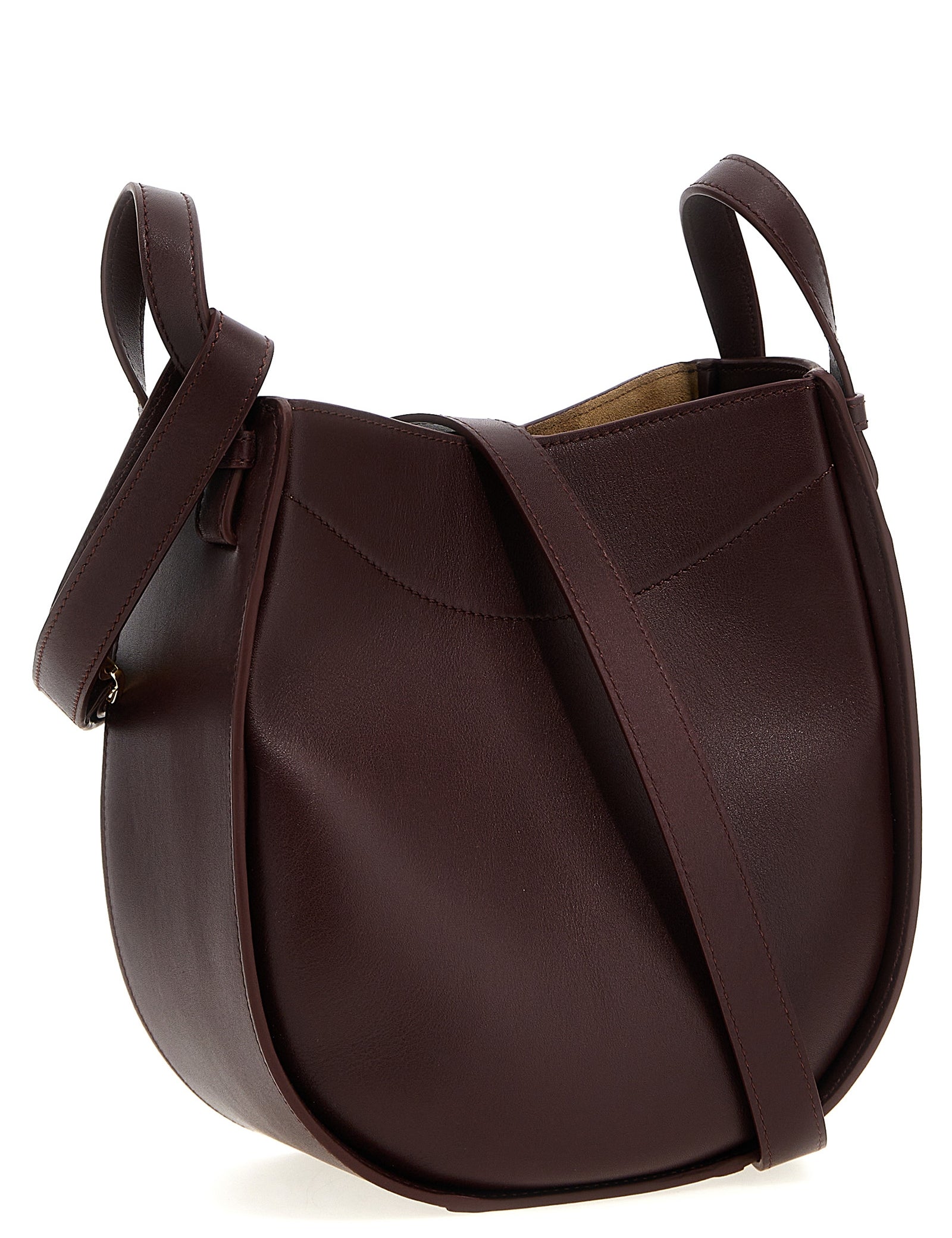 Loewe Bordeaux Calfskin Crossbody Bag