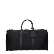 Kiton Black Nylon Travel Bag