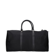 Kiton Black Nylon Travel Bag
