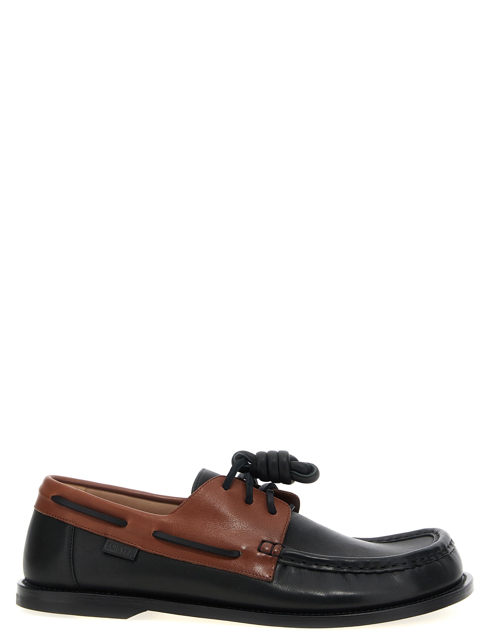 Loewe Multicolor Calfskin Slip-On Loafers
