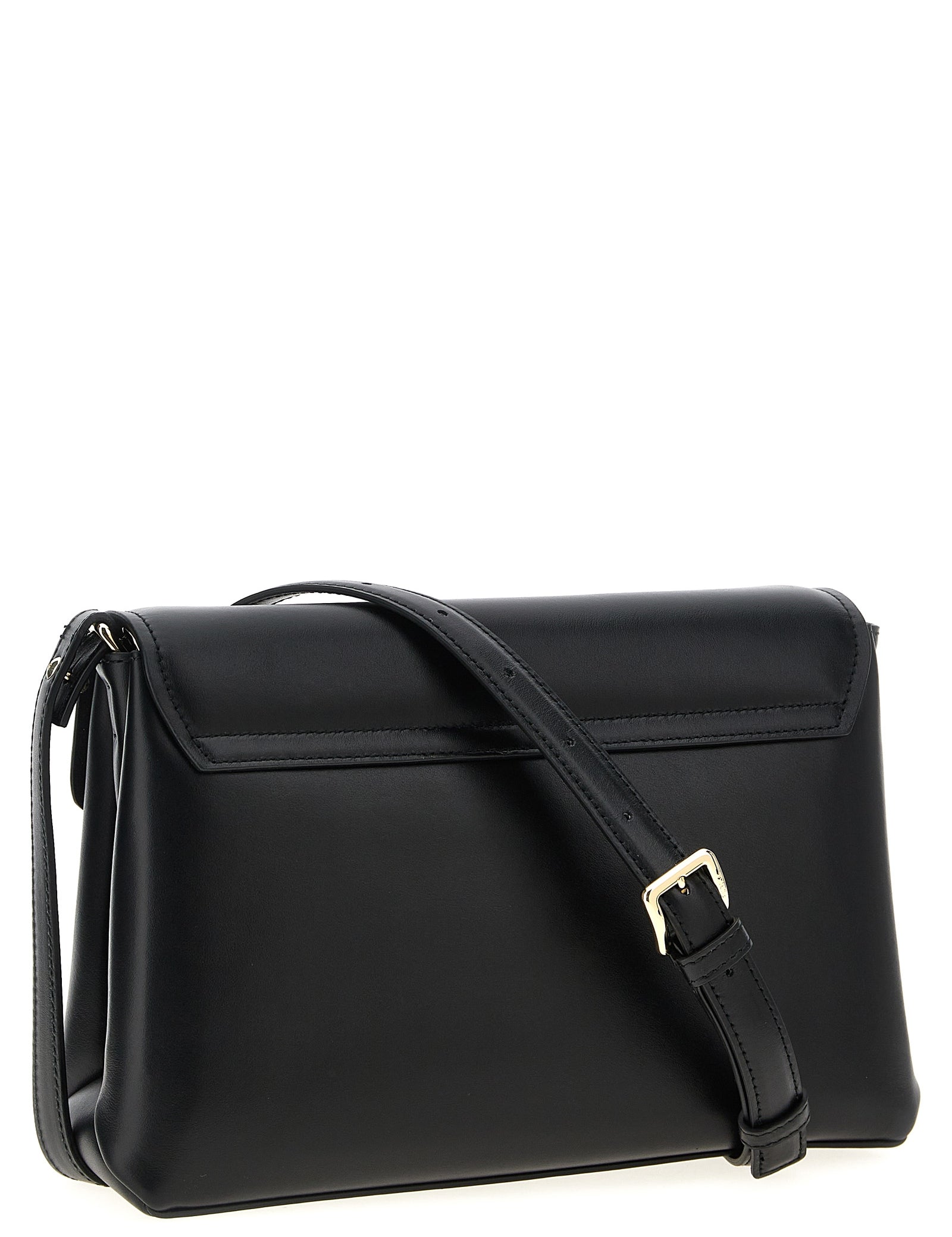 Furla Black Leather Shoulder Bag
