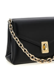 Furla Black Leather Shoulder Bag