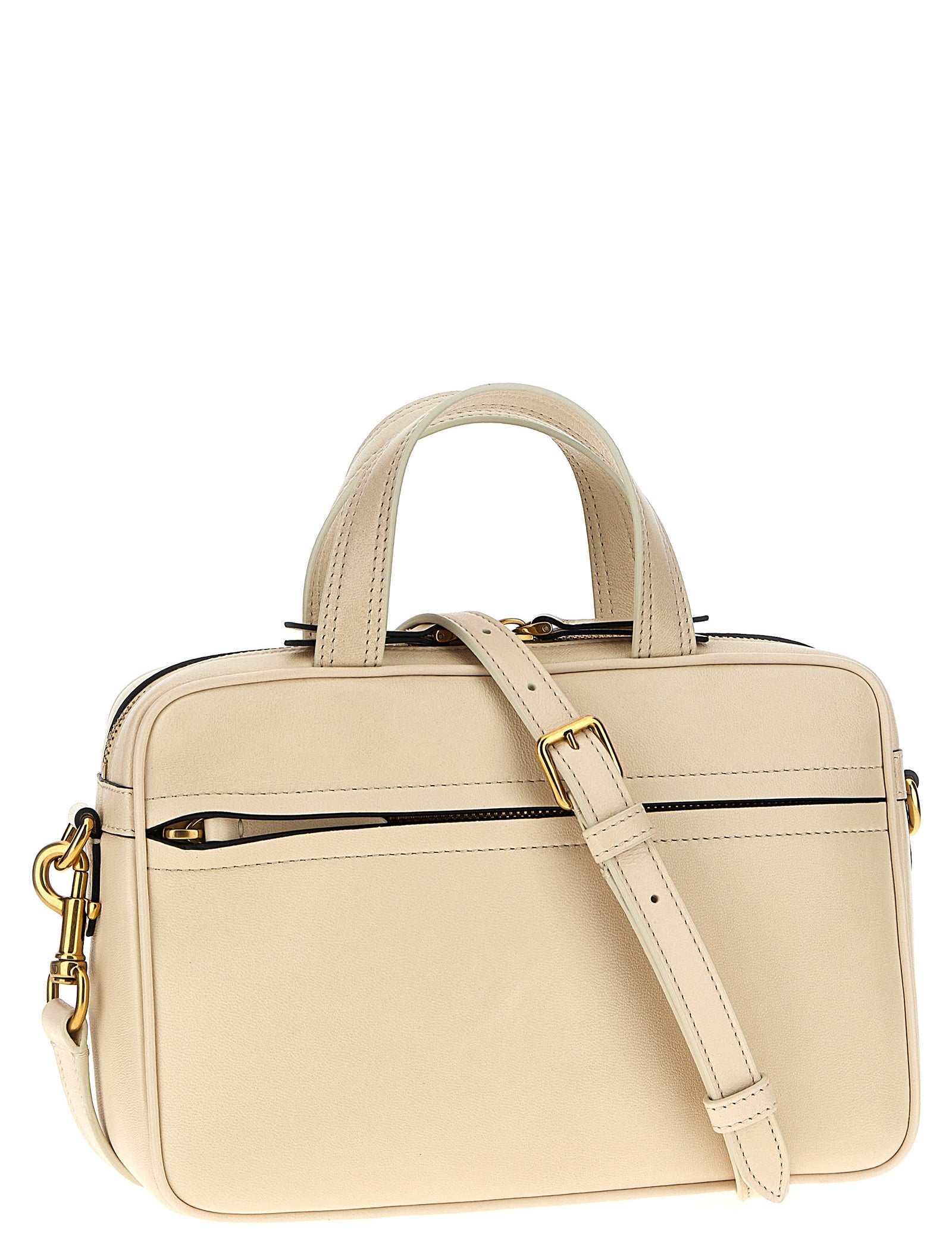 Black Lamb Leather Handbag