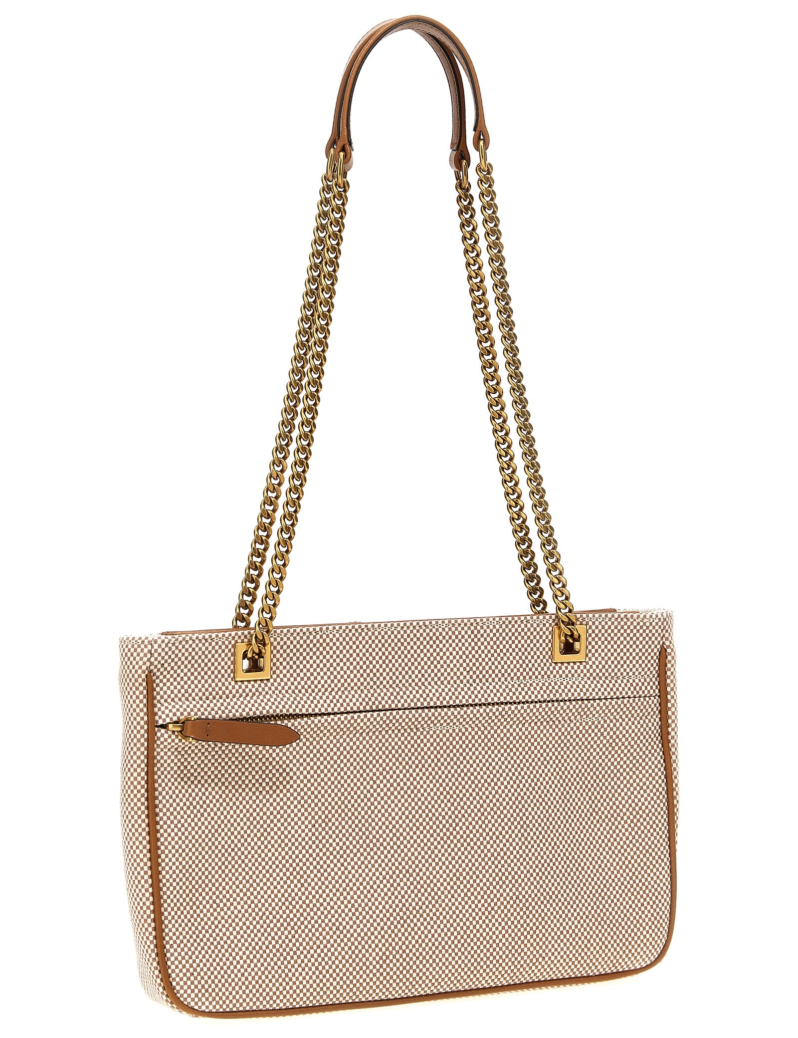 Valentino Garavani Beige Cotton Tote Bag