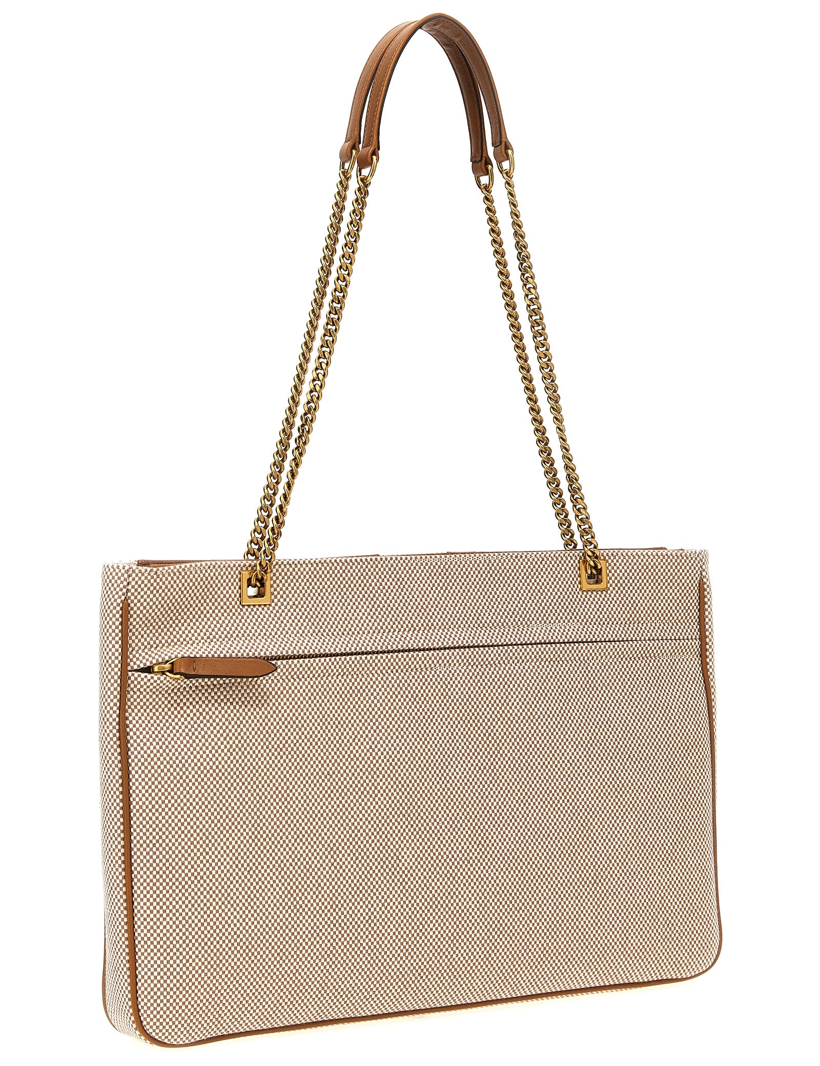 Valentino Garavani Beige Cotton Tote Bag